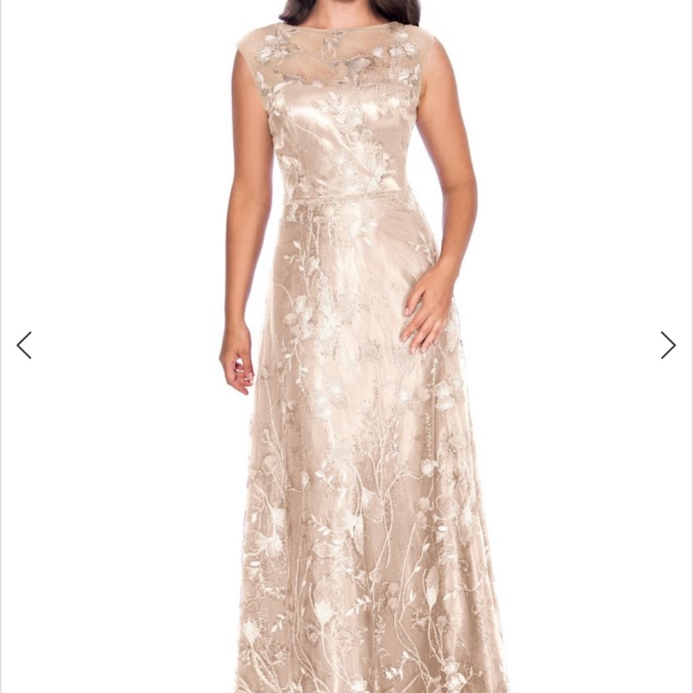 Emma Street Champagne/Rose Gold Gown